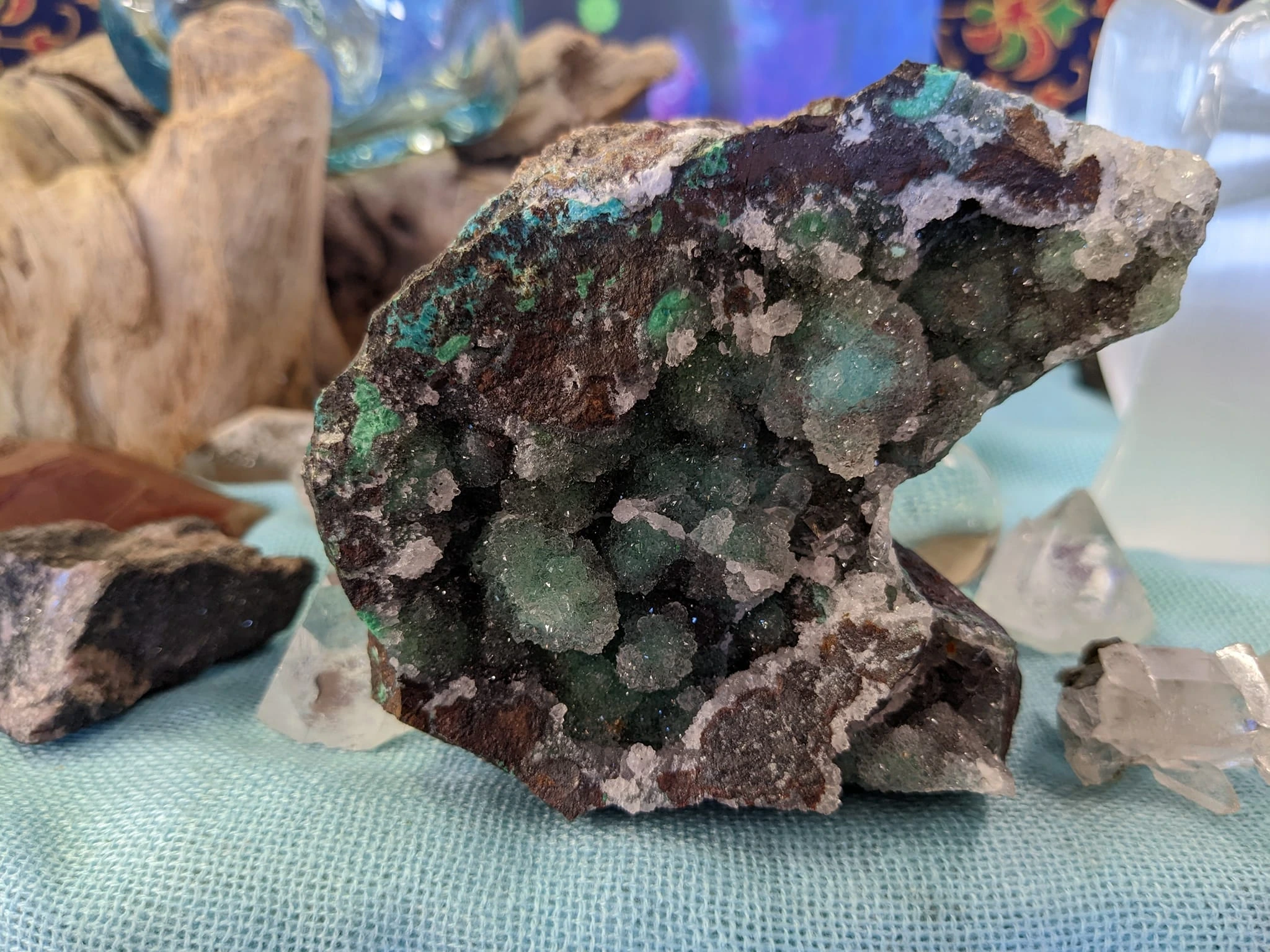 A display of crystals